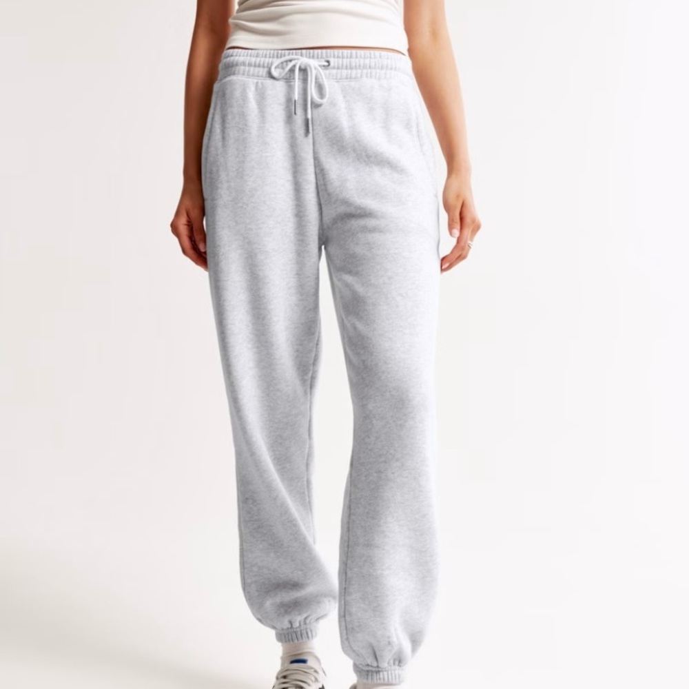 Abercrombie & Fitch White Track Pants - Picture 8 of 8